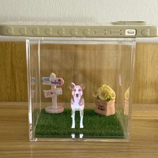 With Dog Memorial 3D Hologram, Lucy’s Tail Started Wagging Again!!