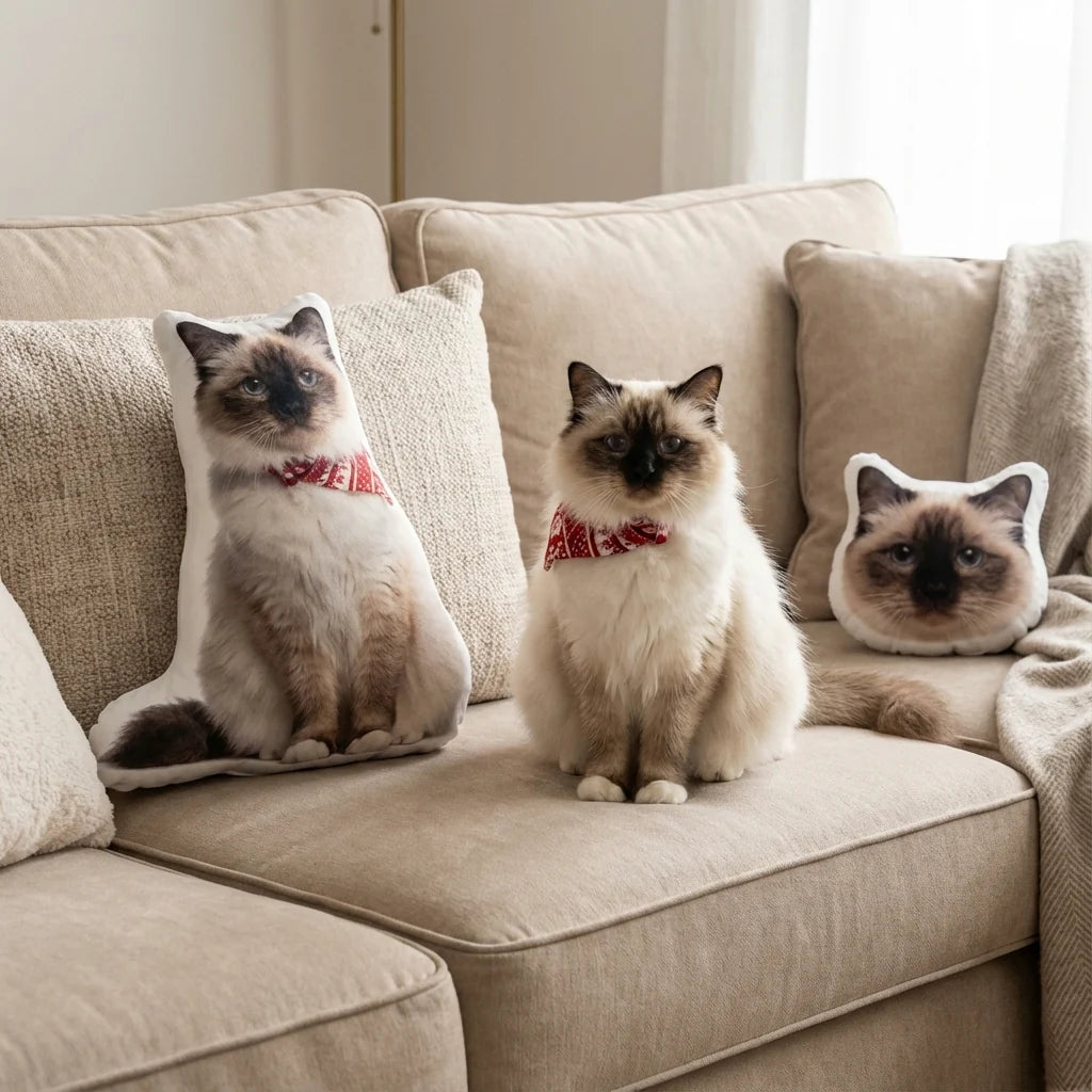 Coussin personnalisé pour animaux de compagnie