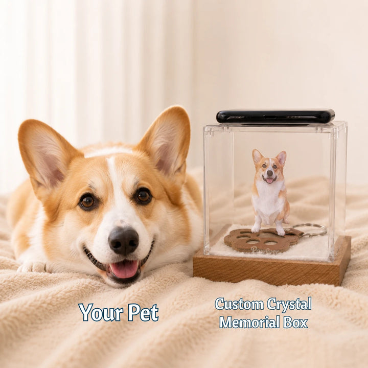 Pawever™ Crystal Box — Pet Hologram Box