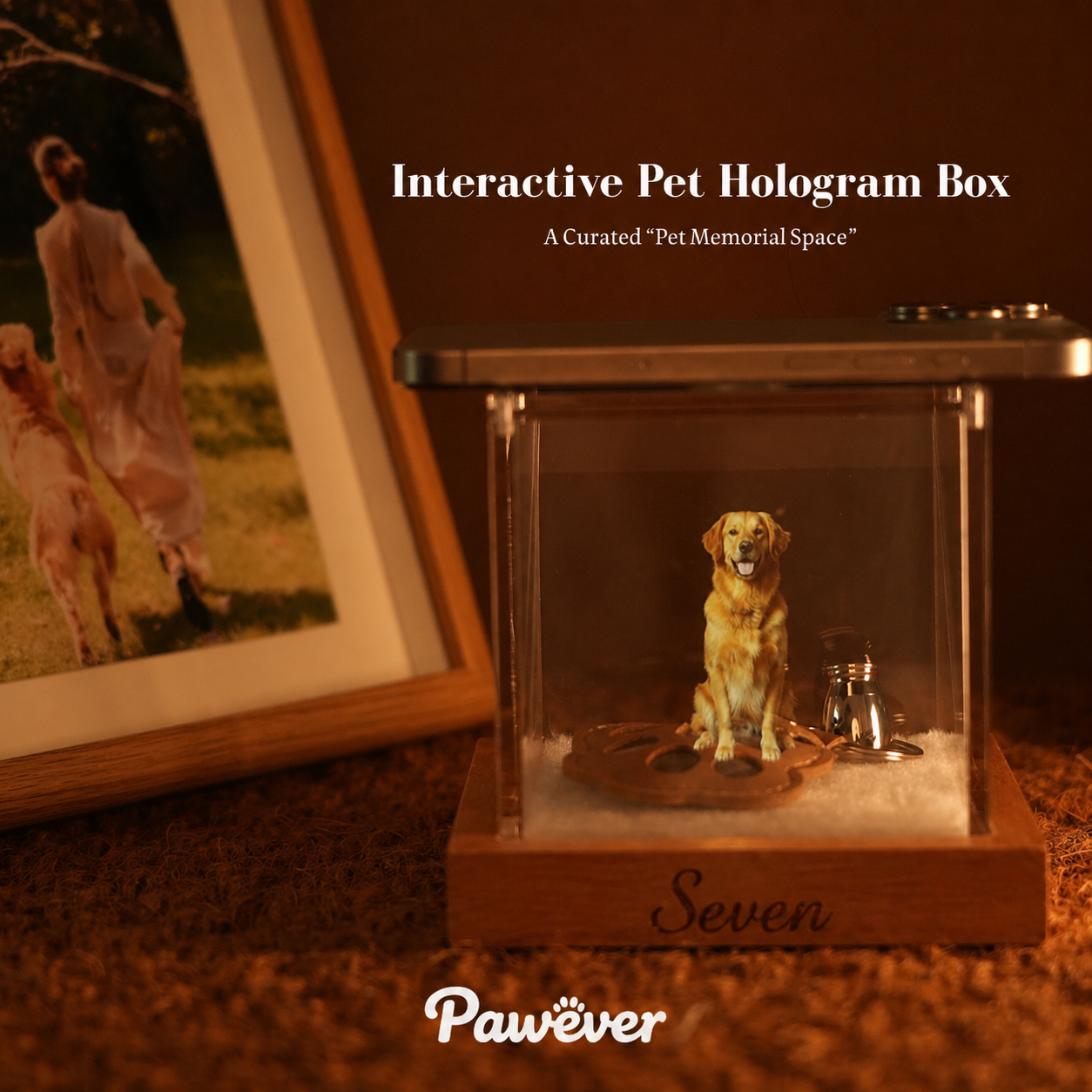 Pawever™ Pet Memorial Hologram Box