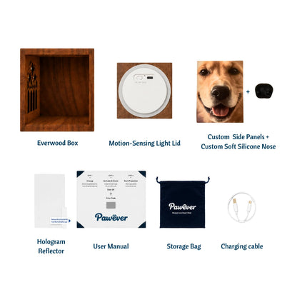 Pawever™ Crystal Box — Pet Hologram Box